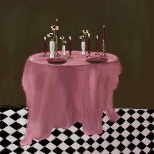 Romantic Table Setting by Osheensgallery