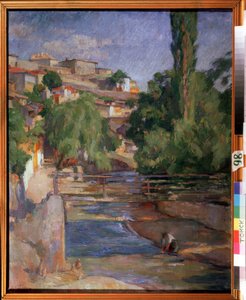 Landscape with Bridge and River