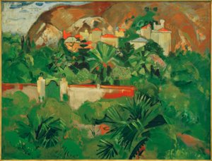 Italian Landscape with Gate, Levanto by Oskar Moll