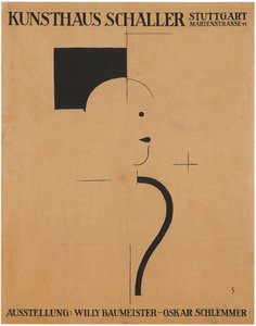 Art Exhibition: Willy Baumeister - Oskar Schlemmer, 1918 by Oskar Schlemmer