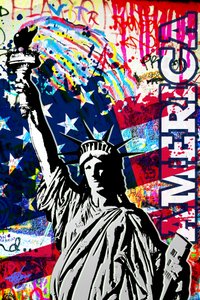 American Liberty Graffiti by Osvaldo Russo