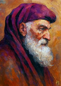 Contemplative Ancient Sage by Osvaldo Russo