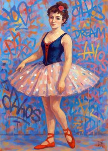 Street Art Ballerina by Osvaldo Russo