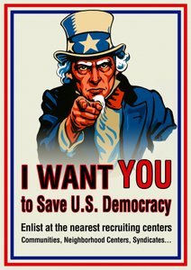 Uncle Sam Democracy Call