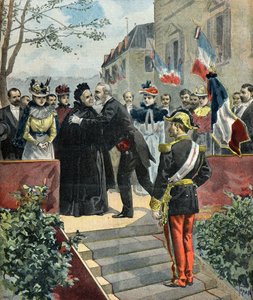 Emile Loubet Visits His Mother by Oswaldo Tofani