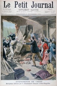 Europeans Saved by a Detachment of French Marines, Pao Ting Fou, China