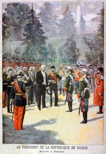 Felix Faure, President of France, Received at the Peterhof, St Petersburg, Russia by Oswaldo Tofani