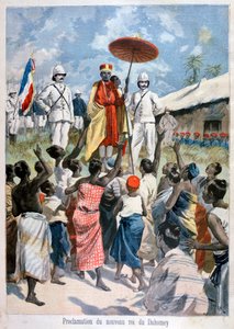 Proclamation of the New King of Dahomey, 1894