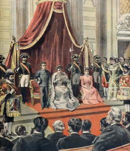 Spanish-American War, Regent Maria Cristina of Austria Addresses the Cortes Generales