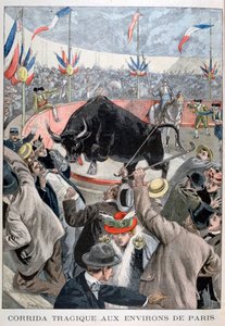 Tragic bullfight accident around Paris by Oswaldo Tofani