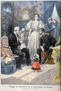 Tsar Nicholas II of Russia and Felix Faure, President of the French Republic, 1897 by Oswaldo Tofani