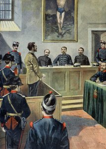 The Anarchist Michele Angiolillo Before the Council of War by Oswaldo Tofani