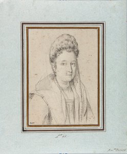 Portrait of Costanza Sforza di Santa Flora, Duchess of Sora and Wife of Giacomo Boncompagni. Drawing by Ottavio Leoni. Genes, Musei di Strada Nuova, inv 2431