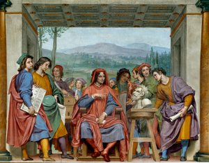 Lorenzo de Medici with Florentine Artists by Ottavio Vannini
