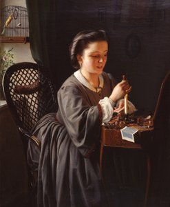 Woman in interior