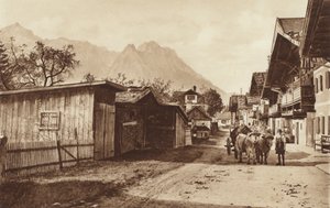 In Spring, Road in Garmisch