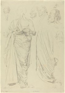Studies of Men in Togas by Otto Greiner