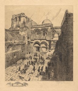 Church of the Holy Sepulchre, Jerusalem by Otto H. Bacher