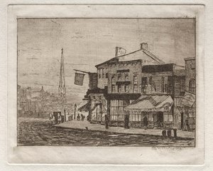 Cleveland, Woodland Avenue and Eagle Street, 1878