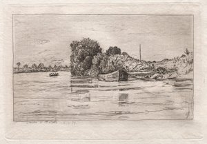 Danube at Walhalla by Otto H. Bacher