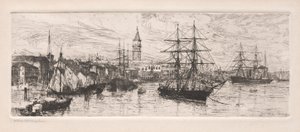 Shipping and the Ducal Palace by Otto H. Bacher