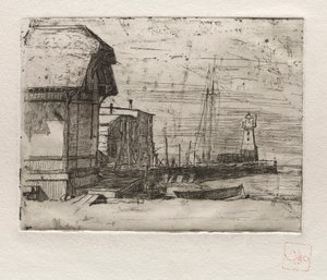 West Pier 1878 by Otto H. Bacher