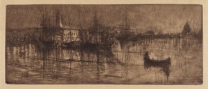 A Wet Evening in Venice, c. 1880
