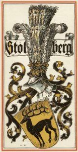 The Ancestral Coats of Arms of the German Princely Houses: Stolberg by Otto Hupp