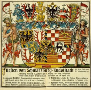Princes of Schwarzburg-Rudolstadt by Otto Hupp