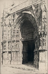 Entrance of the Church of St Merri, 1915 by Otto J Schneider