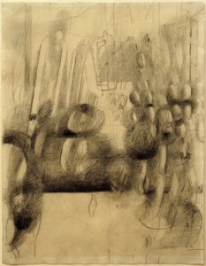 Entry into the Classroom (Schoolroom). Sketch by Otto Meyer Amden