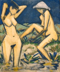 Bathers, c.1920 by Otto Mueller