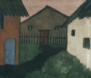 Village Houses by Otto Mueller