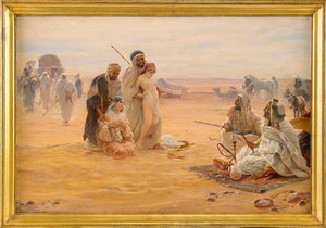 The Slave Market by Otto Pilny