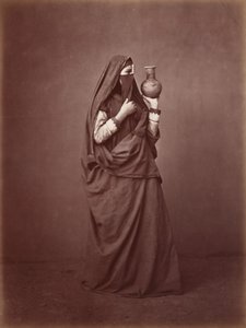 Portrait of an Egyptian Woman, c. 1870 by Otto Schoefft