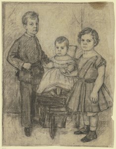 Group Portrait of Three Siblings