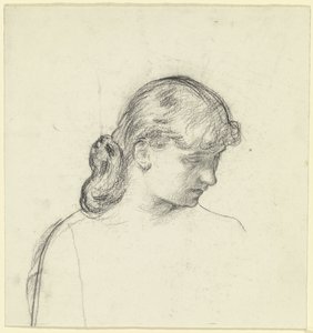 Head of the Standing Woman at the Chair from "Preparation for the Costume Ball"