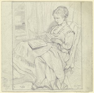 Luise Scholderer in the Contemplation of Individual Leaves