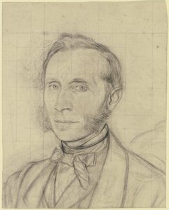 Portrait of a Man with Sideburns by Otto Scholderer