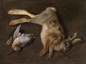 Still Life with Snipes and a Hare