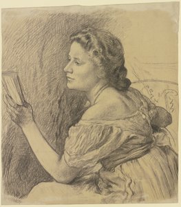 The Last Chapter - Reading Girl by Otto Scholderer