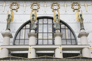 Steinhof Church (Church of St. Leopold) designed by Otto Wagner, Vienna, Austria by Otto Wagner