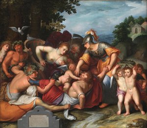 Gemeine Jeuchts Beeldt. Allegory of the Temptations of Youth by Otto van Veen