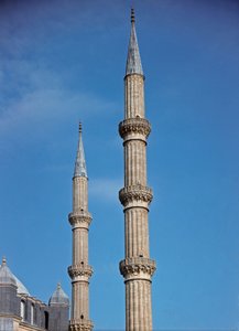 Detail of the Minarets (1575) by Ottoman School