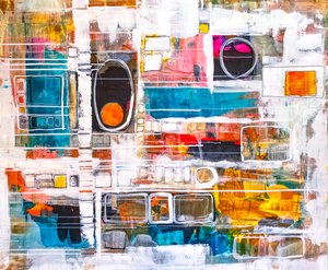 Vibrant Abstract Forms by Owe Emfestav