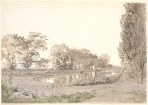 The Pond at Vogneserup by P.C. Skovgaard