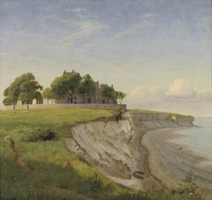 Højerup Church on the Cliffs of Stevns, Zealand