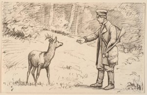 The Meeting in the Forest by P.C. Skovgaard