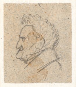 Profile Portrait of the Flower Painter C.D. Fritzsch