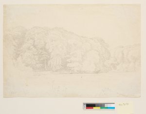 Forest Lake with Large Beeches in the Background by P.C. Skovgaard